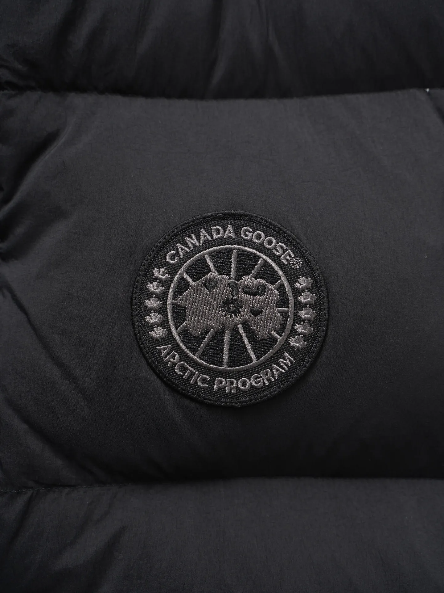P560 CANADA GOOSE Canada Goose Lawrence Men's Black Black Label Down Vest Down Jacket 2804MB